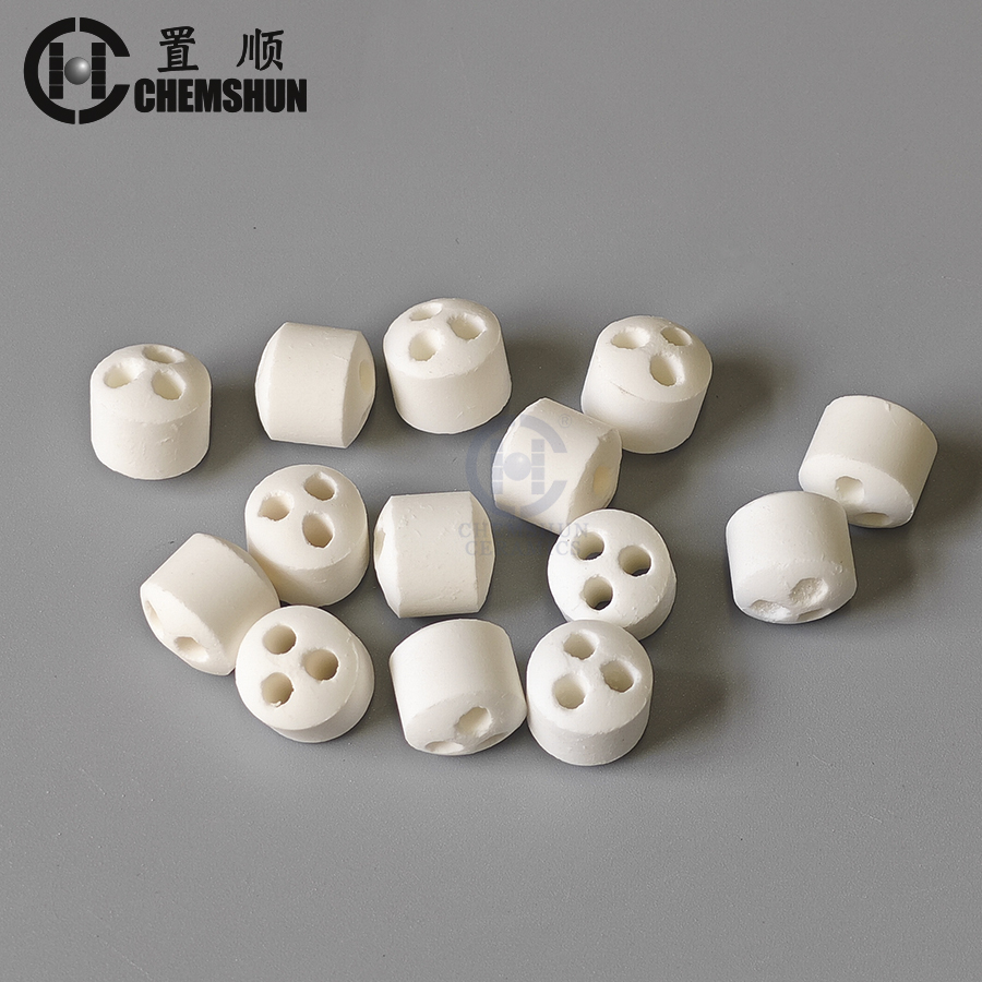 Chemshun activated alumina ceramic balls with hole Chemshun activated alumina ceramic balls with hole
