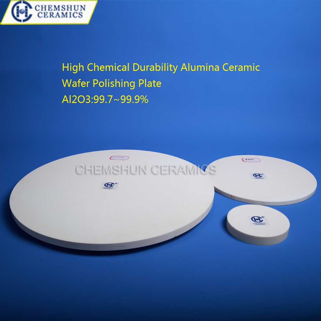 High Chemical Durability Alumina Ceramic Wafer Polishing Plate