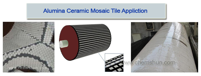 Alumina ceramic mosaic tile application 